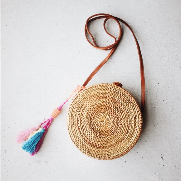 🌴Rattan Circle Bag🌴 - Picture 2 of 7